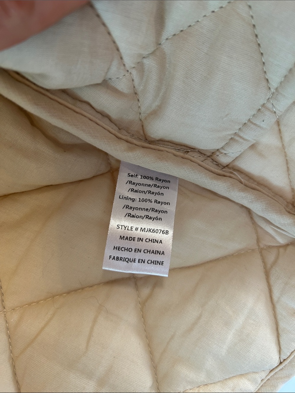 MABLE Quilted Ruffle Collar Jacket - Picture 11 of 12